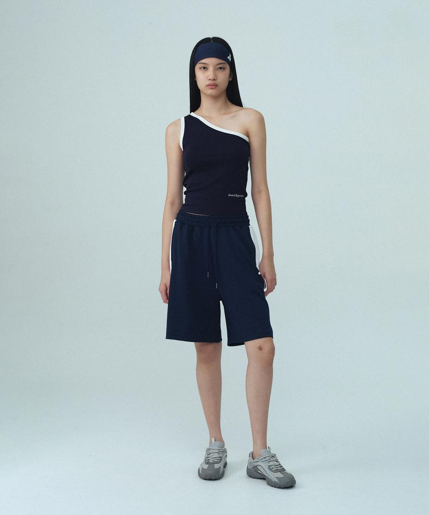 REST&RECREATION Coloration Jersey Shorts - Navy