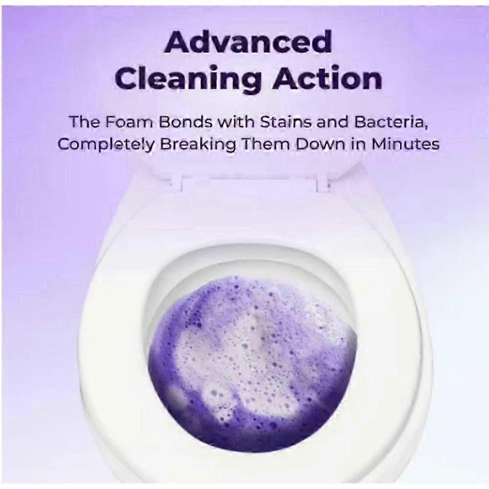 Fizzclean Čisticí pěna na toaletu, Okamžitě působící pěnový čistič Fizzclean