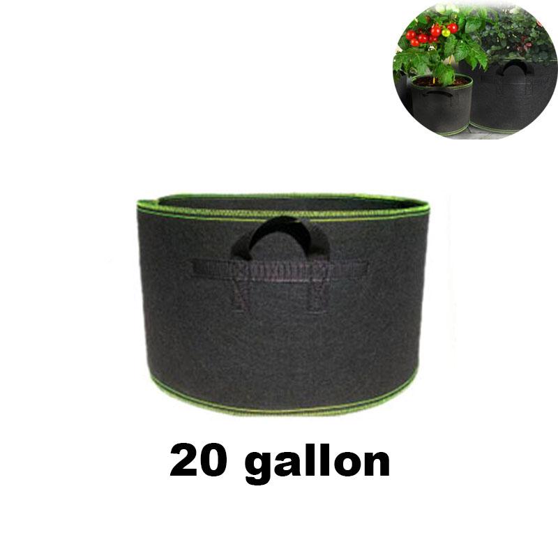 Plant Grow Bags Pot 15 20 25 30 Gallon Home Garden Tools Tree Strawberry Fabric Vegetable Jardin Growing Pots Gardening