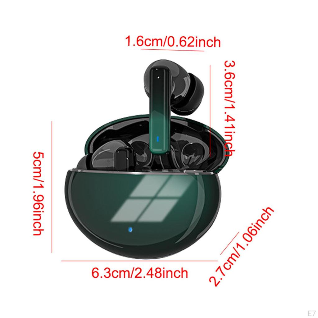 Noise Cancelling Earbuds Accessories BT 5.3 Comfortable with Charging Case Ear Buds Earphone for