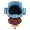 Adorable Hedgehog Resin Pen & Pencil Holder - Compact Portable Desk Organizer with Painted Finish