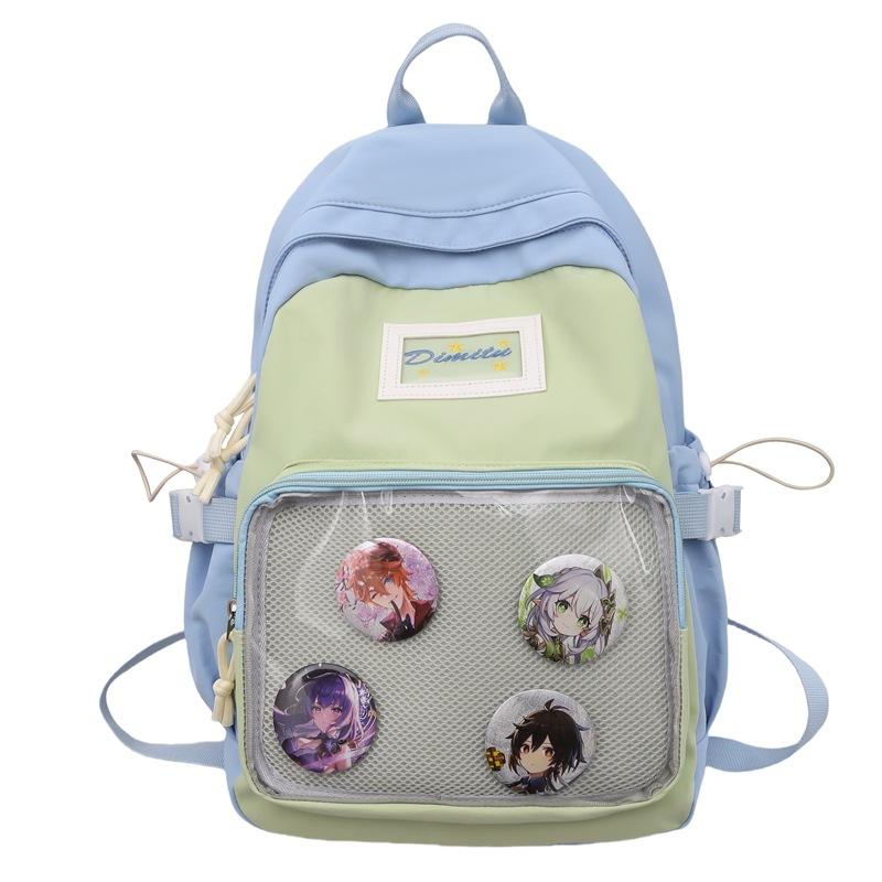 Large Capacity Casual Student Backpack Backpack for Class Junior High School Student Schoolbag Female
