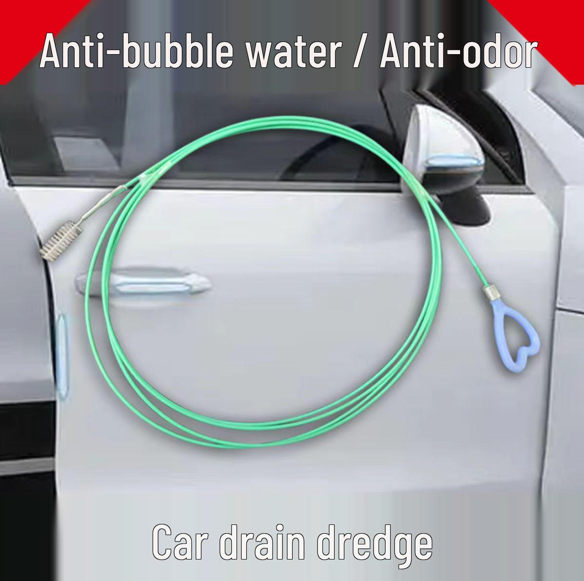 

Car Sunroof & Drain Pipe Unclogging Tool - Cleaning Brush for Drain Outlets & Refrigerators Car Drain Gap Brush [2 meters] зелений
