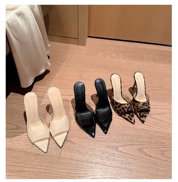 

Модные роскошные женские туфли на высоком каблуке с квадратным носком, босоножки на высоком каблуке, тапочки, универсальные белые туфли-лодочки с рыбьим ртом 40 телесный