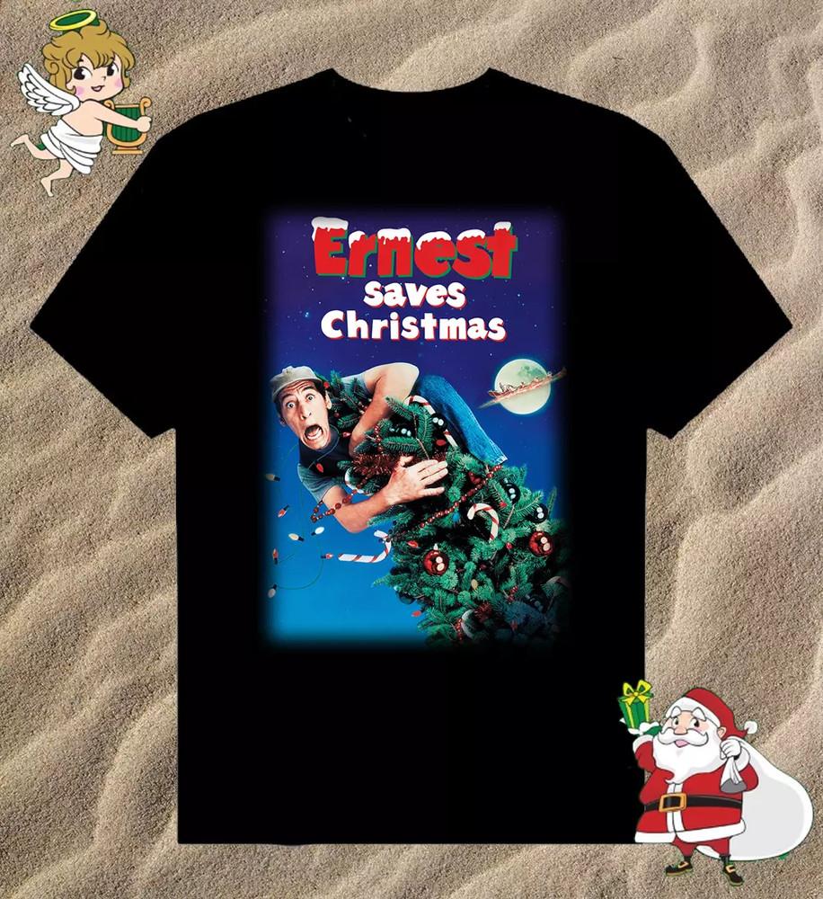 

Ernest Saves Christmas Black Xmas Gift T Shirt Full Size S-5XL AA1507 Unisex T-Shirt XL