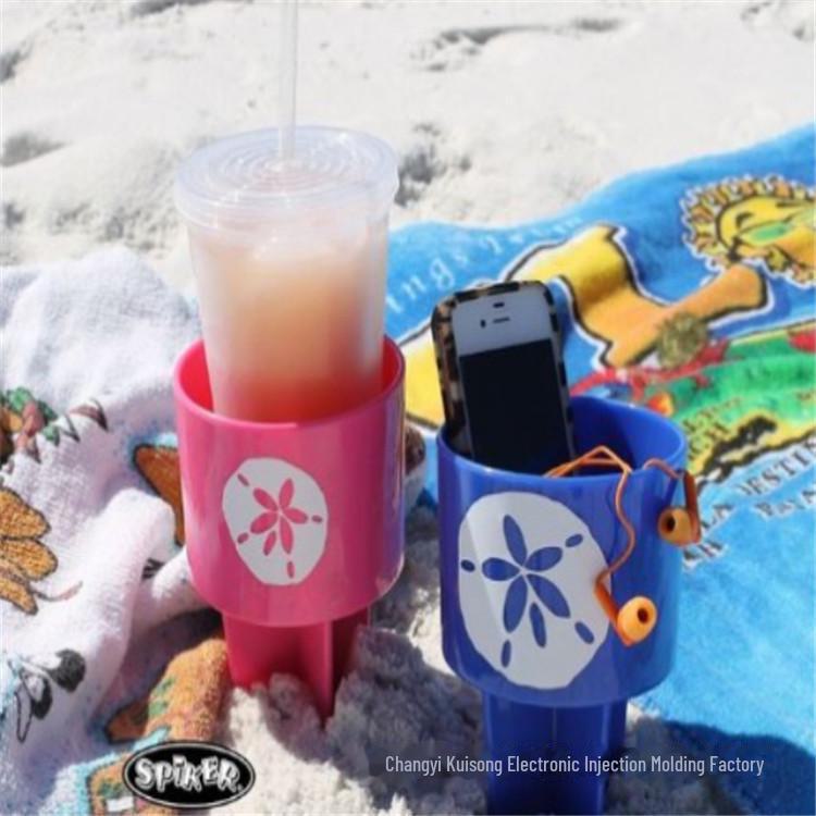 Evropský a americký multifunkční venkovní držák na plážové kelímky - nejprodávanější plastový design