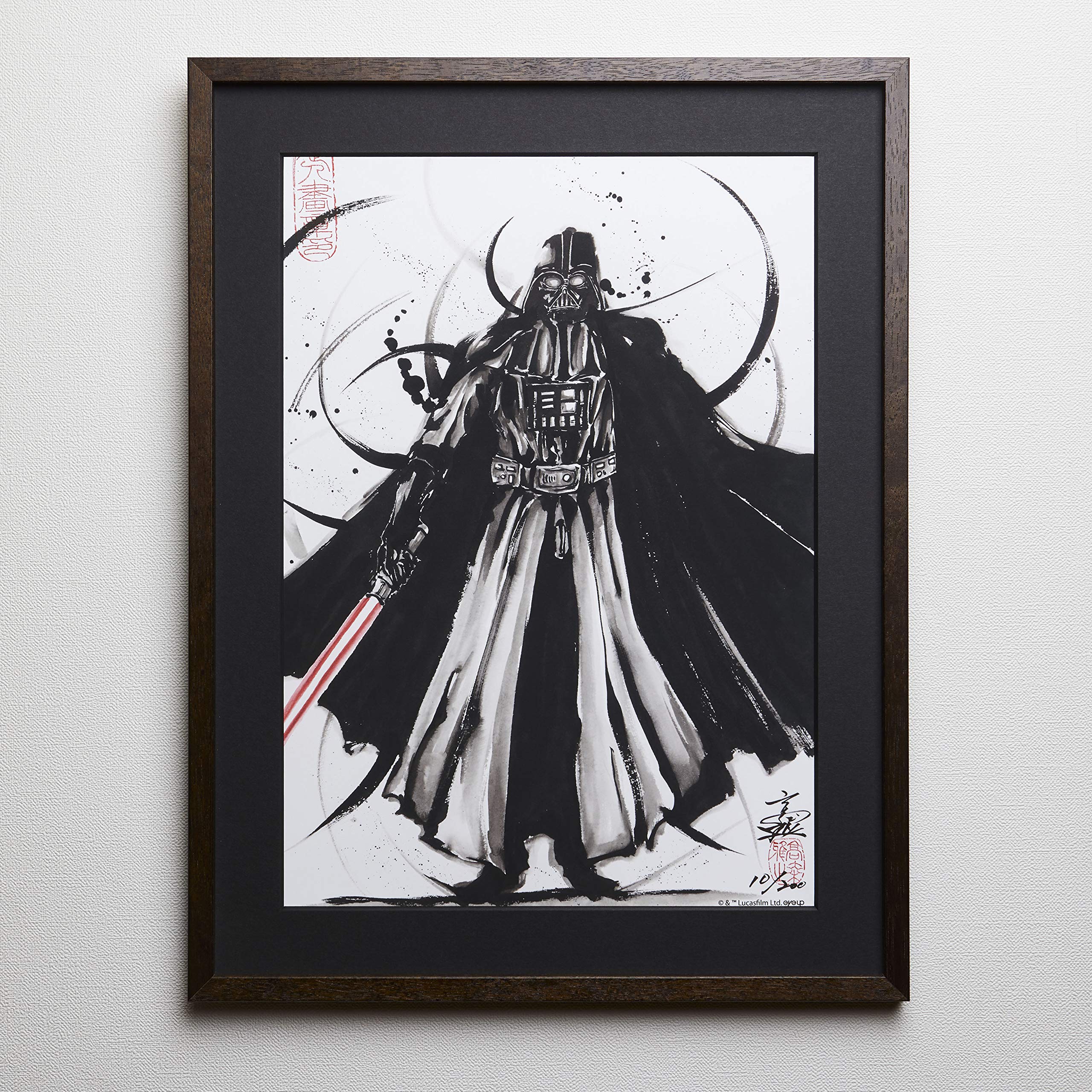 

Masayuki Kojo Taketo Print Star Wars Collection Part 8 Japan Limited 200 pieces Autographed Darth Vader