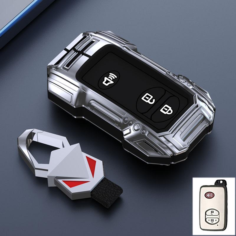 

Zinc Alloy Car Key Case Cover For Toyota Land Cruiser Prado Camry Crown Majesta Highlander Kluger Mark X Subaru Foreste XV