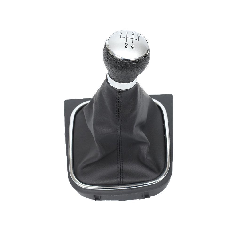 5-Speed Gear Shift Knob for Volkswagen Golf 6, MK5, MK6, Jetta 2005-2014, and Sagitar.