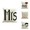 Luxurious Romantic Retro Words Quotes Throw Cushion Cover Pillow Case For Sophisticated Home Decor