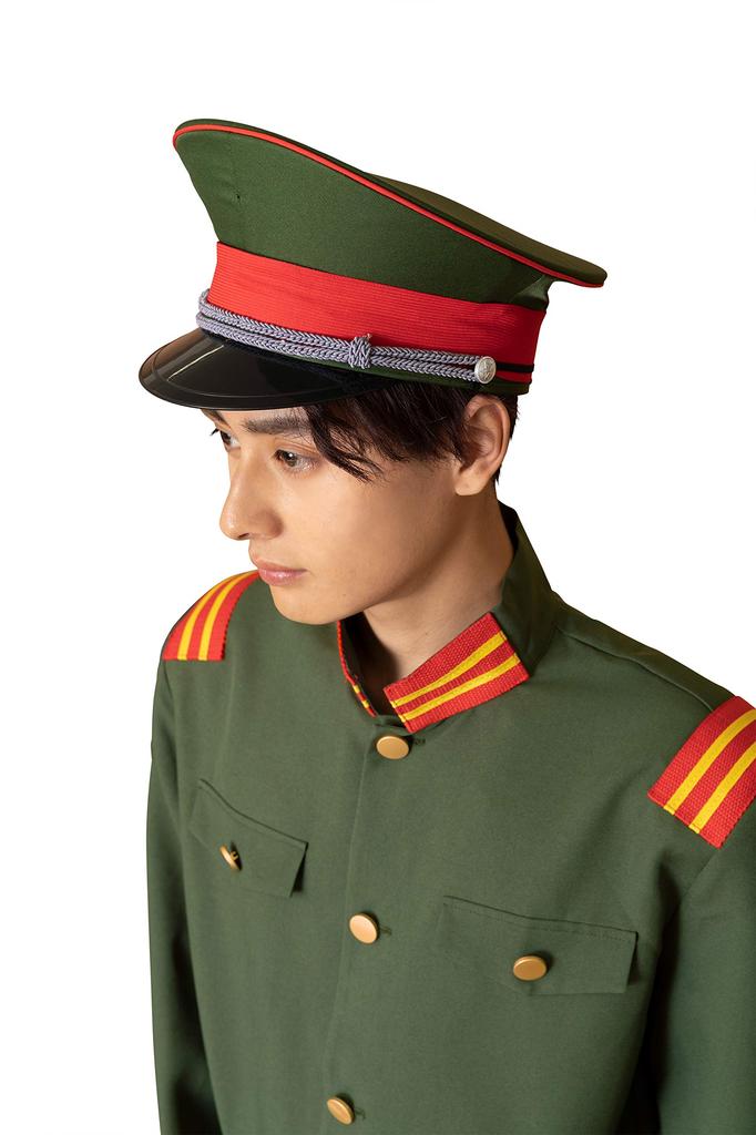 Clearstone MEN Cosplay Halloween Military Uniform Unisex Green