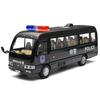 1:24 Untersetzer Polizei Modifizierte Version Minibus Legierung Metall Druckguss Modellauto Simulation Zuhause Trendiges Geschenk