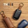 Leather 3 4 Button Car Remote Key Case Cover For Kia Sportage Cerato Optima K2 K3 K4 K5 Rio Picanto K2 Soul Sorento Ski Sedona