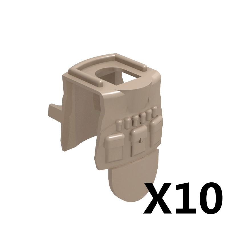 Military Figure MOC Building Block Accessories Vest Equipment Soviet American Soldier Helmet Hat Kit Mini Brick Toy Gift K48