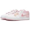 Jordan Air Jordan 1 Low top Vintage Basketball Shoes Women's Pink White 553560-614(Team82-)