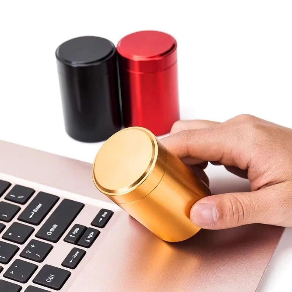 Metal Aluminum Storage Jar Portable Mini Titanium Zinc Zinc Alloy Tank Aluminum Tea Can  Pill Box