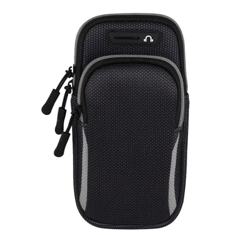New Sports Bag For Mobile Phone Armband For Jogging Cell Phone Accessories Woman Mp3 Mp4 Bags PU Hand Bag For Running Waterproof