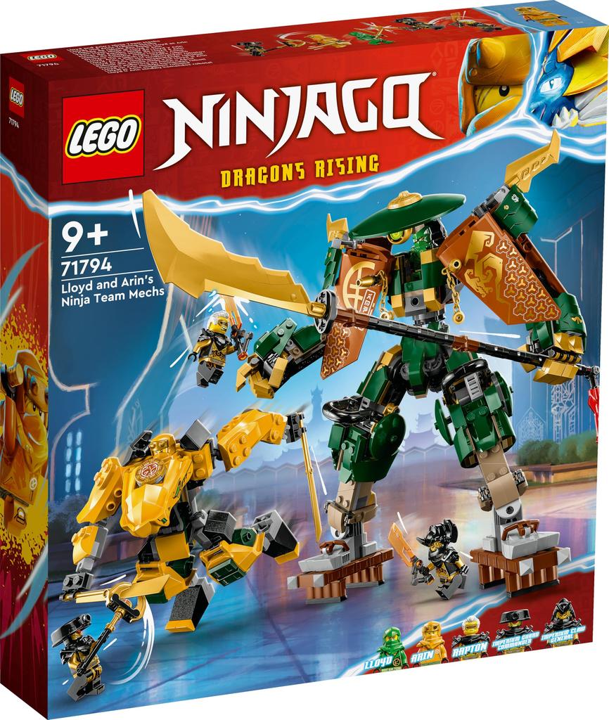 LEGO Ninjago Lloyd and Erin's Ninja Mech Suit 71794 Toy Blocks Gift Ninja Boys Age 9 and Up