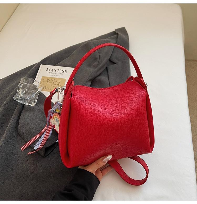 

Popular portable pillow bag women 2025 new simple atmosphere casual shoulder bag fashion messenger bag