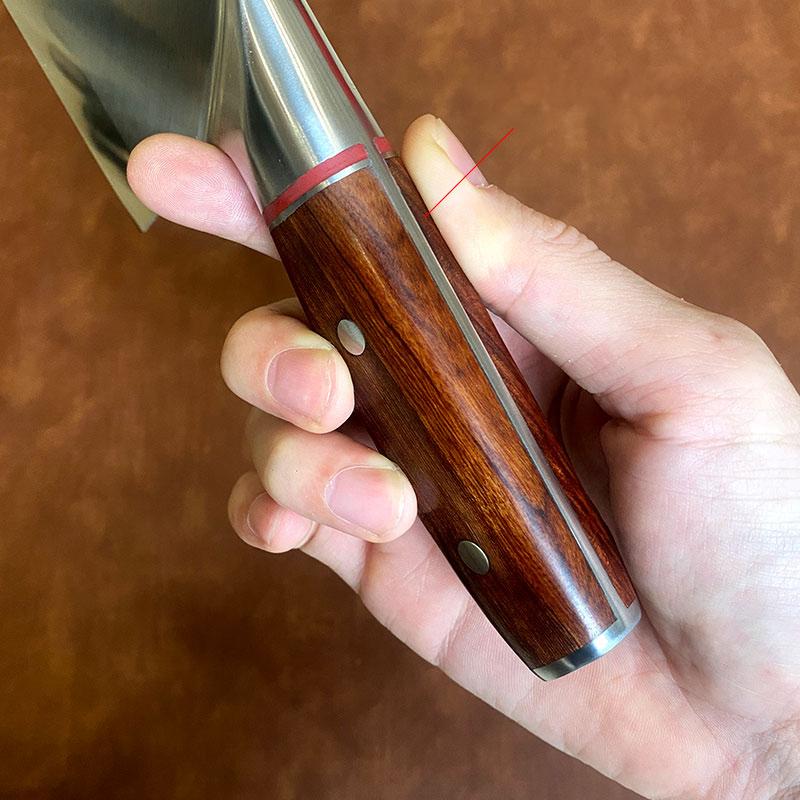 Slicing Knife 9Cr18MoV Stainless Steel Chefs Cleaver Mulberry Sang Knife For Cutting Vegetable Meat Fish Hotel Special Cutters
