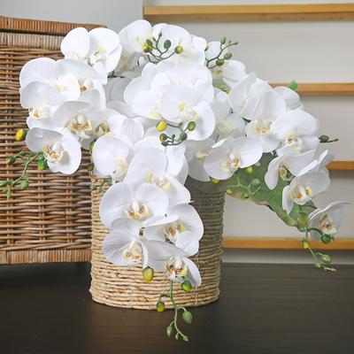 Umelé kvety Phalaenopsis skutočný dotyk 35-palcová obývacia izba usporiadanie hotela homestay záhrada domáca dekorácia 3D pocit Phalaenopsis