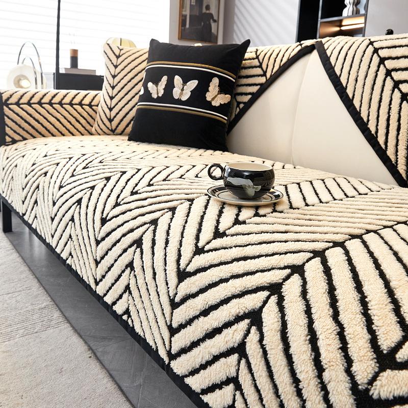 

Special Autumn And Winter Plush Sofa Cushion Thickened Non-Slip Light Luxury High-End Sofa Cover New Seat Cushion 70*70cm