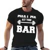 Meet Me At The Bar Funny Gym Design For Lifters White Text Tshirt Heavyweights Rapper Graphic Tees Unisexs Designer T Shirt