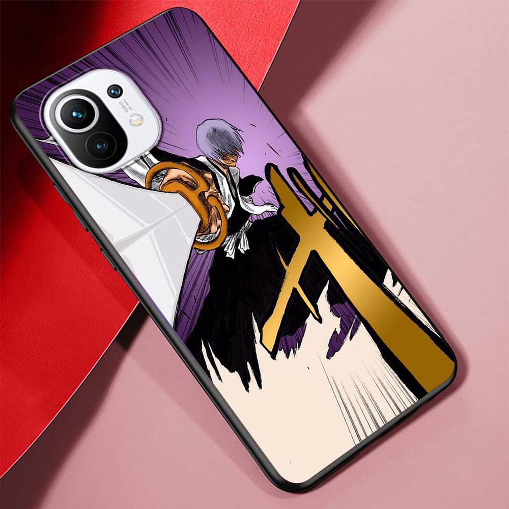 Japanese Anime Bleach Case for Xiaomi Mi 11 Lite 5G 12 Pro Note 10 10T 9 SE 9T 10S 8 A2 Lite CC9 Redmi Note 11 TPU Phone Cover