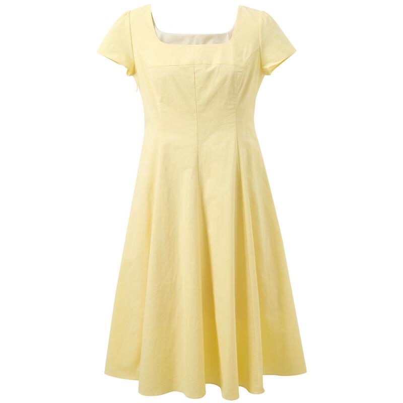 Sancai 2026 Summer French Square Neck A-Line Long Dress