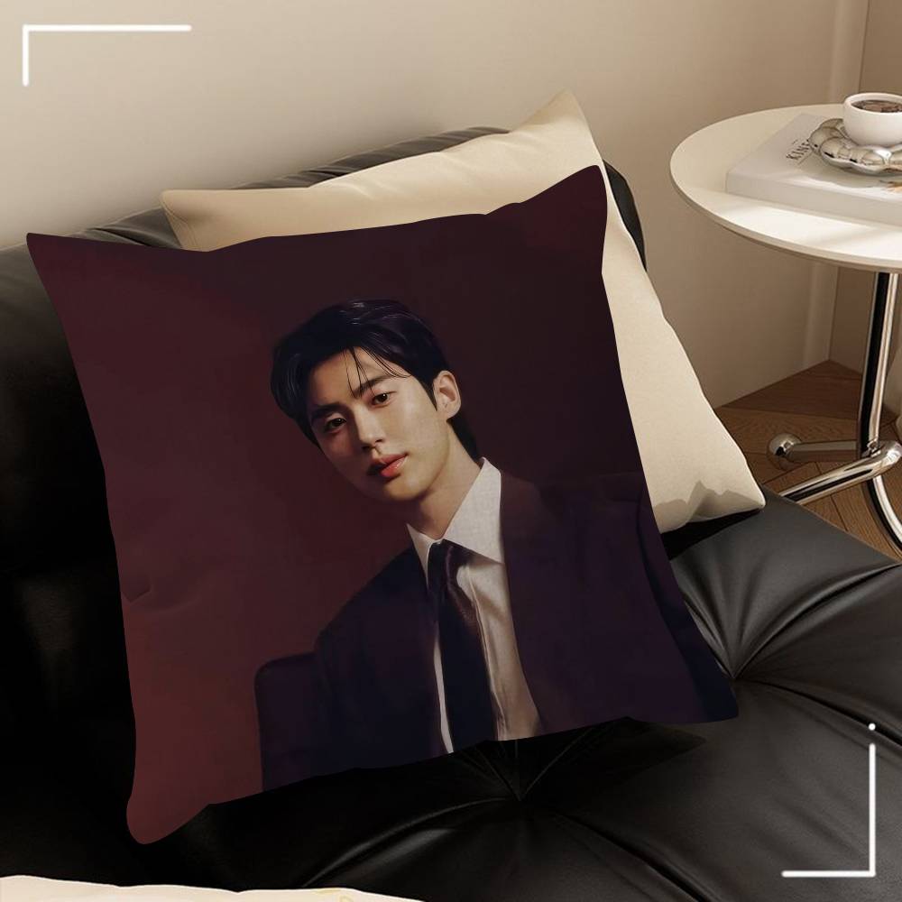 Celebrità Coreana Byeon Wooseok Copricuscino Federa Cuscino Decorazione Federa Cuscino Stampata Per Divano