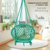 Round Cotton Home Swing for Adults & Kids/Jhula Swing for Balcony, Indoor, Outdoor, Garden/Capacity Upto 120Kgs