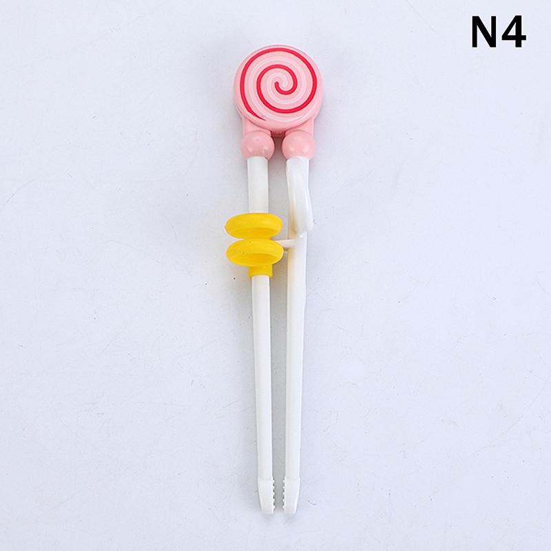 Home Party Cute Cartoon Animal Head Chopsticks Plastic Environmentally Friendly Children Eating Training Baby Learn Chopsticks
