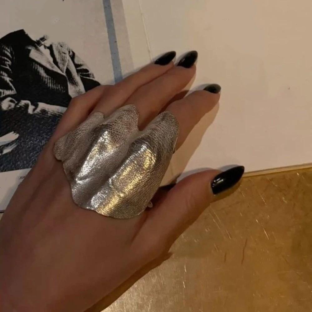 Funny Irregular Ring Vintage Finger Accessories Personality Wrinkled Joint Ring  Gifts