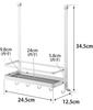 Yamazaki Jitsugyo Range Food Seasoning Rack Plate White 3128