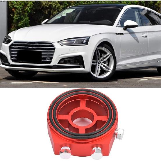 Oil Filter Sandwich Plate Thread Adapter,Universal Aluminum Oil Filter Cooler Sandwiched Plate Oil Pressure Temp Gauge Adapter Kit