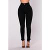 Women's High-waisted Stretch Hip-lifting Denim Pencil Pants Slim-fit Trousers