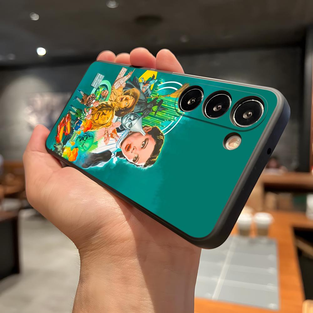 

Чехол для телефона-кинотеатра W-Wizard Of O-OZ для Samsung A56 A36 A26 A16 A15 A25 A35 A55 A14 A34 A24 A54 Черный Мягкий Samsung A32 4G