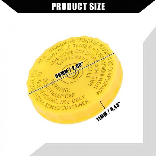 Brake Master Cylinder Reservoir Cap ONE For Jeep Cherokee 2014-