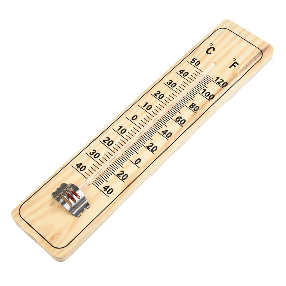 Temperaturmesser Thermometer Thermometer Wandhänger Thermometer Holzfarbe