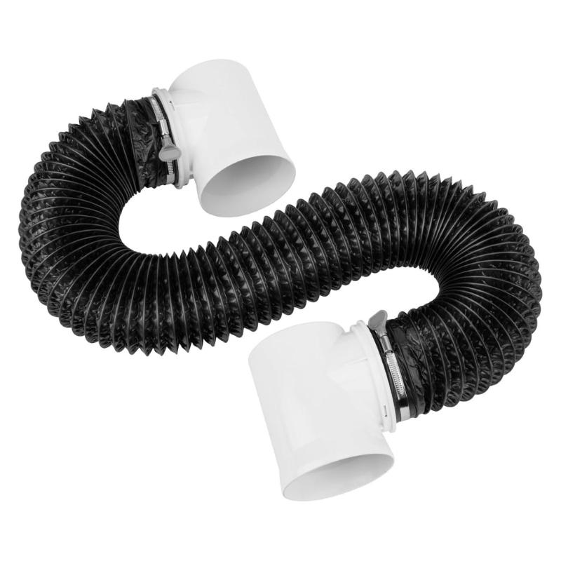 Upgrades 6 Layer Aluminum Dryer Vent Hose Incorporating Reinforced Steel Wire PVC Coating for Enhances Tear Resistance