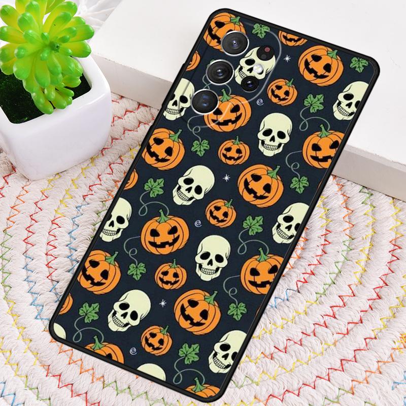 Halloween Aesthetic Silicone Phone Case For Samsung Galaxy note 10 pro S26 S25 S24 S23 S22 S21 Plus S25Ultra Capa Cover