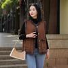 Autumn and Winter New Women's Fur Integrated Lamb Wool Loose Vest Comfortable and Warm Retro Fashion Versatile