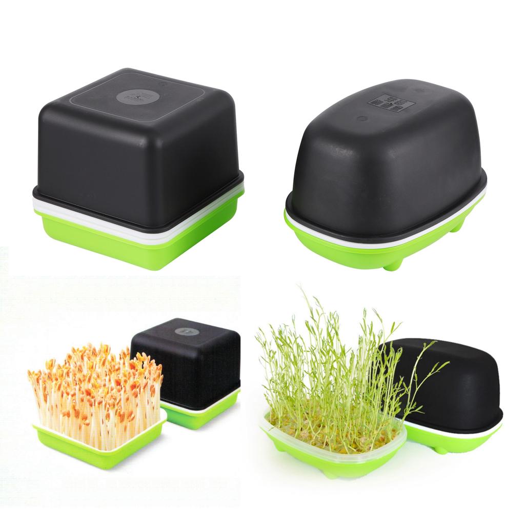 Samenkeimschale Garten Hydroponik Erdnuss Keimbox Erbse Bohne Sämlingskeimer Katzengras Keimung Erdeoser Pflanztopf