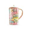 Meena Padharo Mhare Desh Theme Copper Gift Set of 1 Jug & 2 Glass - Perfect for Home, Office, and Gifting, Jug-1.5 Litre & Glass-270 ML Each