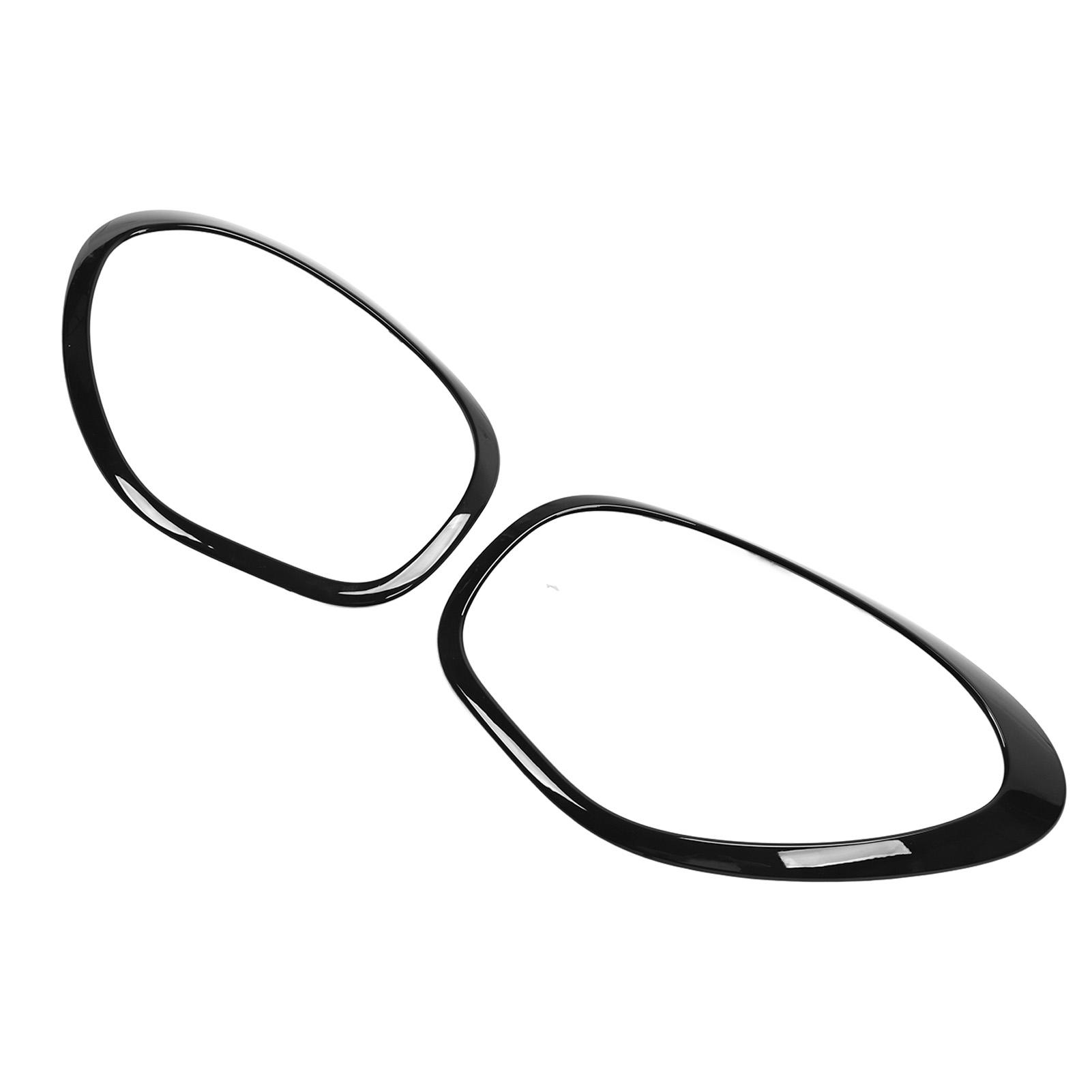 

2 шт. Глянцево-черные накладки на кольца фар Левая Правая 51139801573 Замена для Cooper R60 Countryman