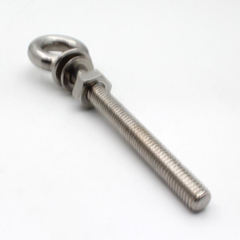 Heavy Duty Steel Eye Bolt Set Multipurpose Eye Bolts Lifting Eye Bolts Robusts Eye Bolts Simple Install for Lifting