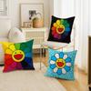 Flower T-Takashi Art M-Murakami Pillowcase toon Gift Cushion Cover Bedroom Home Sofa Chair Seat Decor pillow case