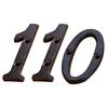 0 to 9, A to Z Metal Letters Numbers Cast Iron Decoration House Sign Doorplate DIY Cafe Wall House Door Address Alphabet Number