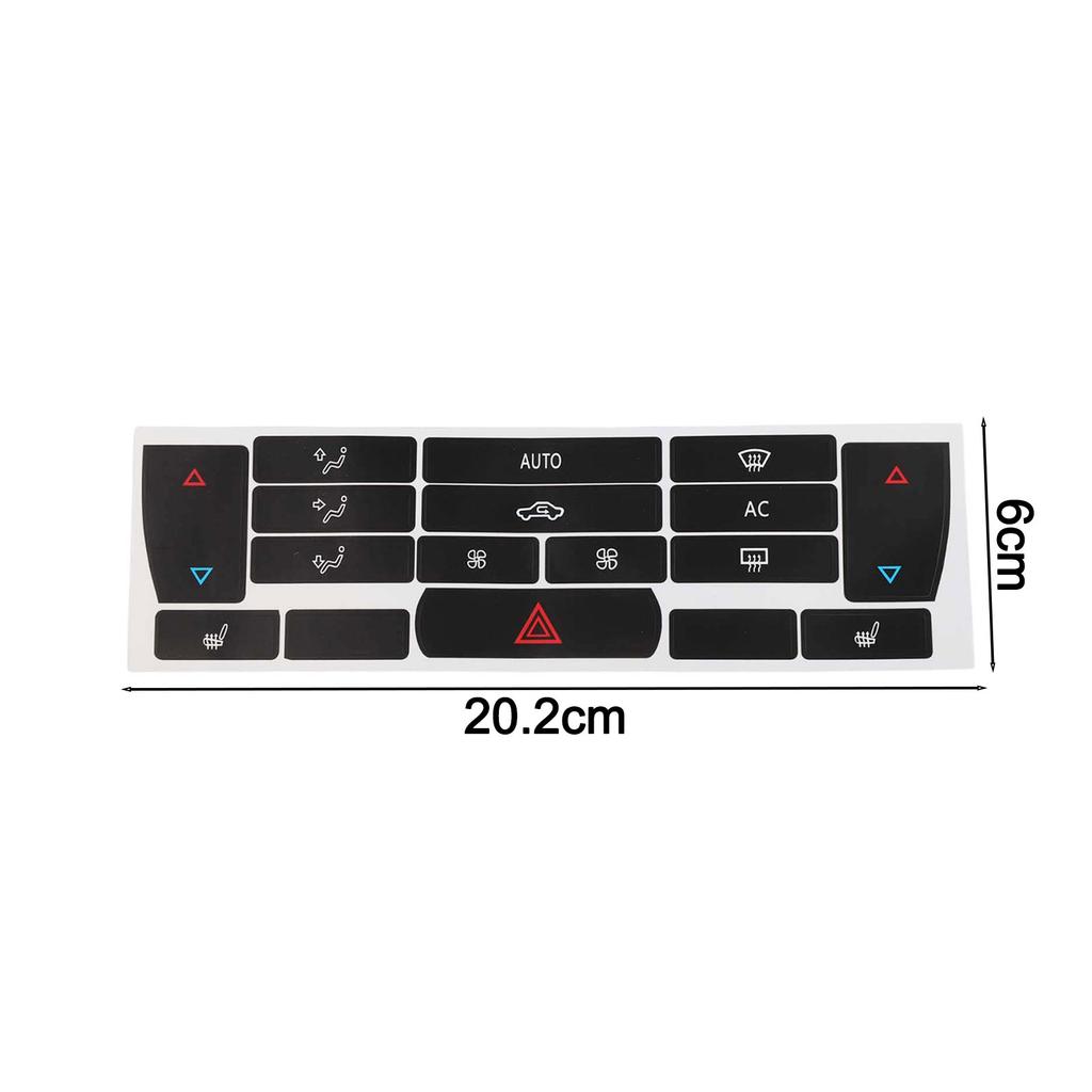 Pentru SAAB 9-3 2003-07 Buton Control Climă A/C Auto Decal Autocolant Autocolante Reparare Butoane Accesorii Interior Auto