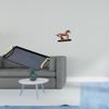 Elegant Rectangular Tray Table Organizer with Horse Sculpture Figurine Artwork for Home Hotel Bar